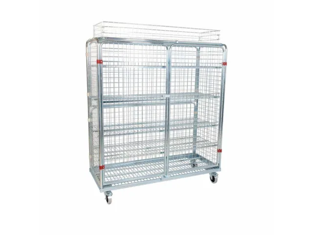 rolcontainer,draagverm. 500kg,HxLxB 1550x620x1500mm,nuttige H 1190mm