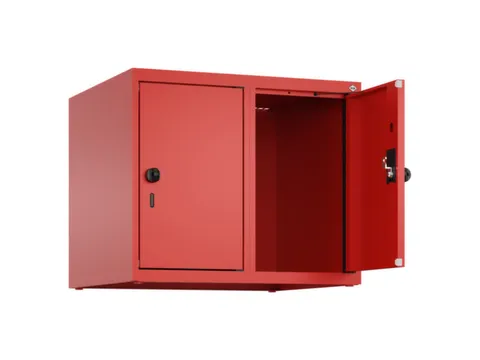 opzetkast,v. locker,2vak.,vak B 300mm,HxBxD 500x600x500mm,draaigrendel