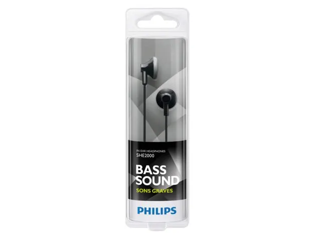 Oortelefoon Philips In Ear Se2000b Zwart
