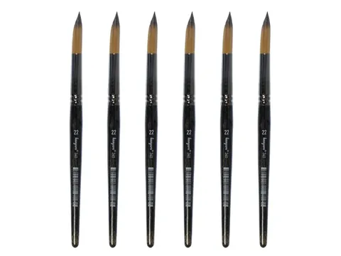 Penseel Kangaro Serie 340 rond Nr. 22 synthetisch doos 6 stuks
