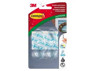 Bevestigingsstrip 17091Clr 2 Ovale Haken Medium draagvermogen 900 gram - 3