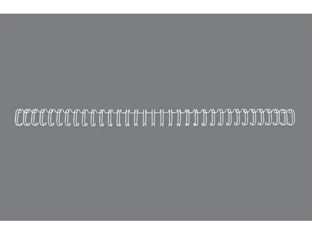 Draadrug GBC 6mm 34-rings A4 wit 100stuks