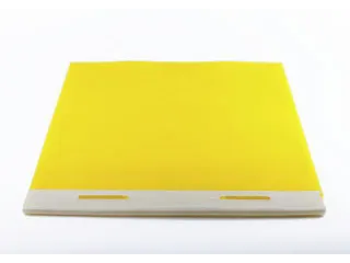 putafdekking,olie-/chemicaliënbestendig,HxLxB 8x1520x1520mm,PU,geel - 1