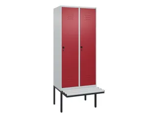 locker voor scheiding van kleding,HxBxD 2120x800x815mm,2vak - 1
