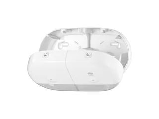Tork 682000 T9 SmartOne Twin Mini Toiletpapier Dispenser Elevation Wit - 5