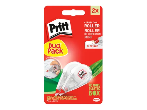 Correctieroller Pritt Mini Roller 4.2mmx7m Blister 2e halve prijs