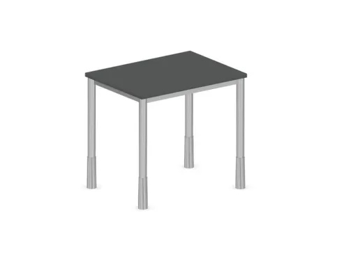In hoogte verstelbaar bureau,HxBxD 720-840x800x600mm,MS-donkergrijs