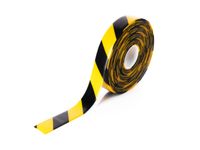 vloermarkeertape PVC geel/zwart band LxB 30mx50mm