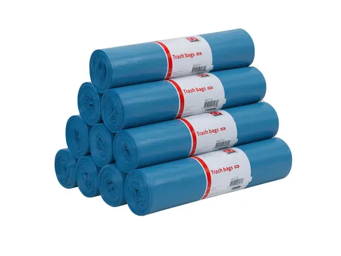 Afvalzak Quantore LDPE T60 120L blauw 70x110cm Voordeelbundel