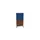 scheidingswand,HxB 1545x800mm,NP-tiepolo nut,BN6016-blauw