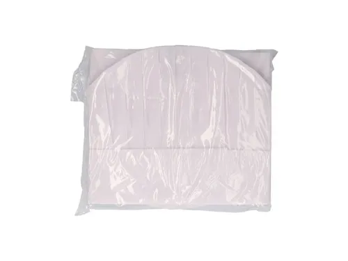 Koksmuts Grande Lux non woven viscose Wit 30cm geperf. kroon 50 stuks
