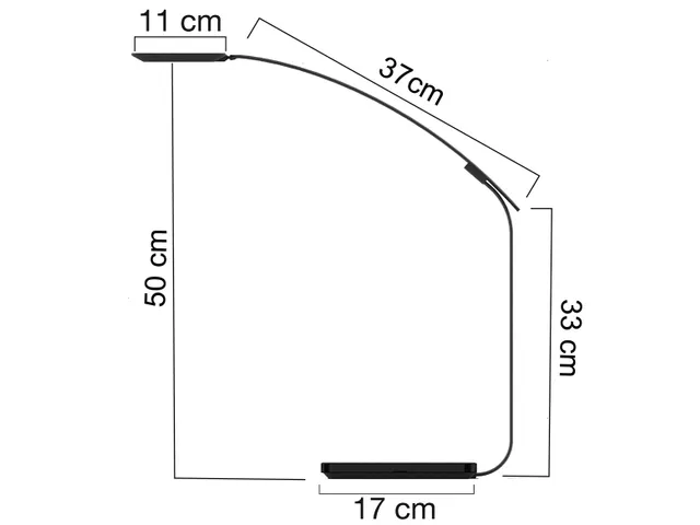 bureaulamp Timelight, zwart