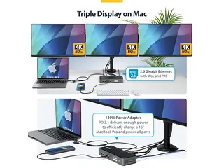 StarTech.com DK30C2DPEPRUE laptop dockingstation - 3