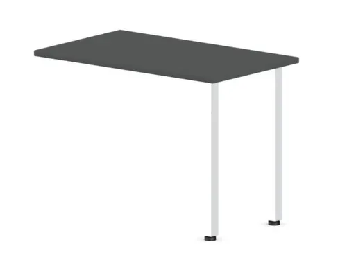 aanbouwtafel,i.h.v.,HxBxD 720-840x1000x600mm,MS-donkergrijs
