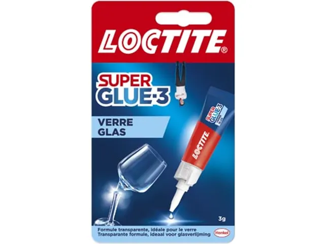 secondelijm Super Glue Glas 3 g