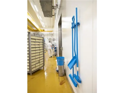 Vikan hygiënisch Hi-Flex ophangsysteem 2 haken blauw 420mm