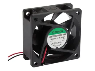 Sunon Ventilator 24VDC Glijlager 60x60x25mm - 1
