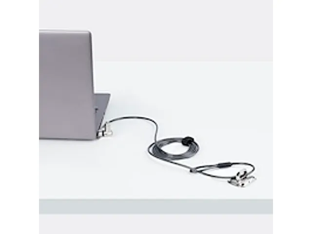 3-in-1 Universeel Laptop Kabelslot 2m Security Kabel met Master Key