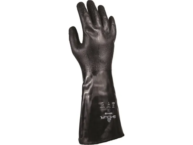 Showa 3416 neopreen handschoenen, zwart, maat XL, per 120 paar