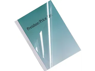 Thermische Omslag Gbc A4 1.5mm Transparant/wit 100stuks - 6