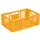 Euronorm Stapelkrat Pe 220x600x400mm 43liter Open Geel