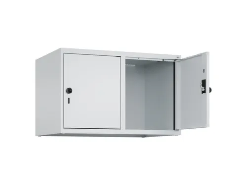 opzetkast,v. locker,2vak.,vak B 400mm,HxBxD 500x800x500mm,draaigrendel