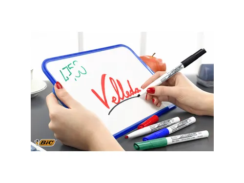 Whiteboardmarker Bic Velleda 1748 rond medium 1.4mm assorti 8 stuks