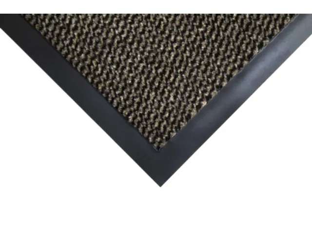 schoonloopmat,HxLxB 7x1800x1200mm,zwart/bruin