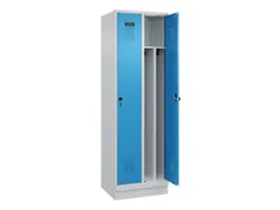 locker voor scheiding van kleding,HxBxD 1950x600x500mm,2vak