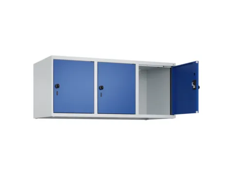 opzetkast,v. locker,3vak.,vak B 400mm,HxBxD 500x1200x500mm