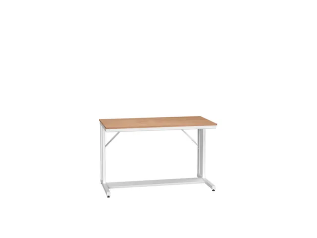 werkbank,HxBxD 930x1500x800mm,multiplexblad,C-voet,RAL7035