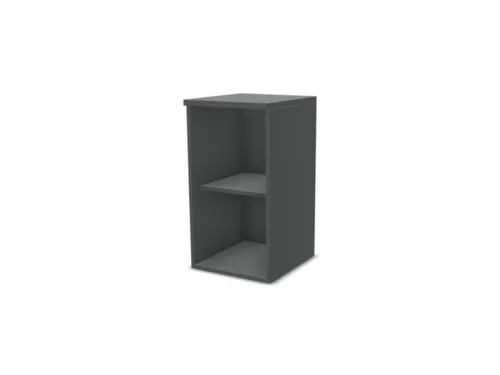 kantoorstelling,opbouwelement,HxBxD 740x400x445mm,MS-donkergrijs
