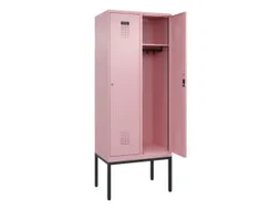 locker,HxBxD 2120x800x500mm,2vak,vak B 400mm,cil.-slot,voetonderstel