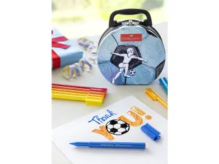 Viltstift Connector koffer "voetbal" 33 stuks - 6
