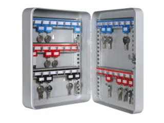 Sleutelkast Staalplaat Hxbxd 300X240X80Mm 35Haakjes Lichtgrijs Ral7035 - 2