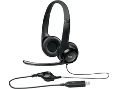H390 Stereo Usb-A Headset 981-000406 bedraad zwart on-ear