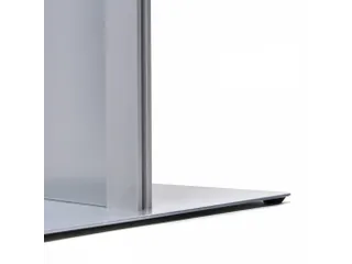 Brochurerek Totem Zilver Met Stalen Legplanken - 5