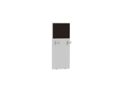 baliepaneel,v. bureau,aanbouw rechts,B 600mm,Bl-wit,BN2036-bruin