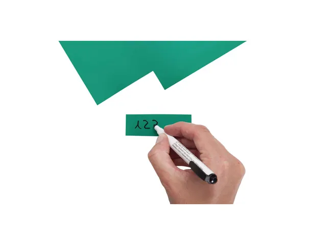 Magneetvel MAUL 200x300mm groen beschrijf- wisbaar en te knippen