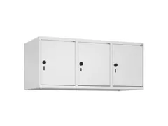 opzetkast,v. locker,3vak.,vak B 400mm,HxBxD 500x1200x500mm,vleugeldeur