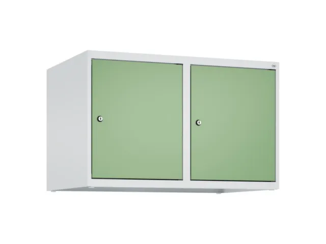 opzetkast,v. locker,2vak.,vak B 400mm,HxBxD 500x800x500mm,vleugeldeur