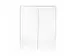 Distributeur mural 3376 Acryl p/charlottes Couvercle 2 compartiments