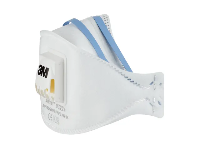 Stofmasker 3M Aura voor schuren 9322+ FFP2 met ventiel 5 stuks