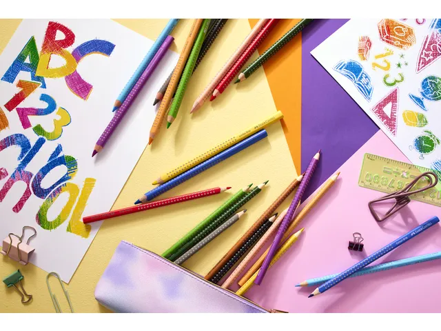 kleurpotlood Faber-Castell Grip promotieset 18 + 4 + 2