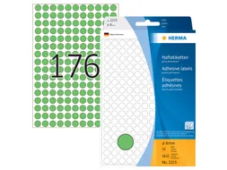 HERMA 2215 Multipurpose etiketten Rond 8mm Groen 5632 stuks