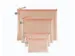 Pochette à fermeture éclair Foldersys EVA 120x220mm orange pastel