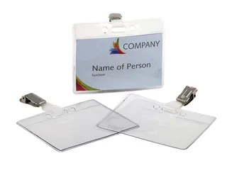 Badge Europel met strip en clip 90x60mm - 4