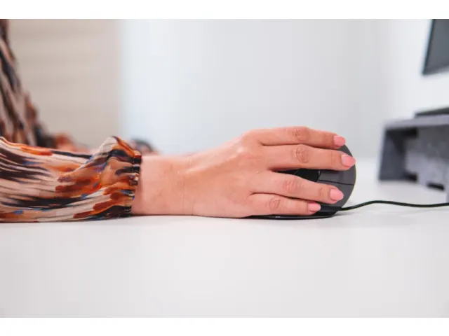 Evoluent D Ergonomische muis bedraad rechts Antraciet Large