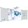 Projectiebord vijfvlaks 120x214cm 16:9 mat wit Extraflat