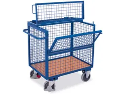 Bakwagen Draagverm 500kg 1000x645mm Gaaswanden Met Deksel Ral5010
